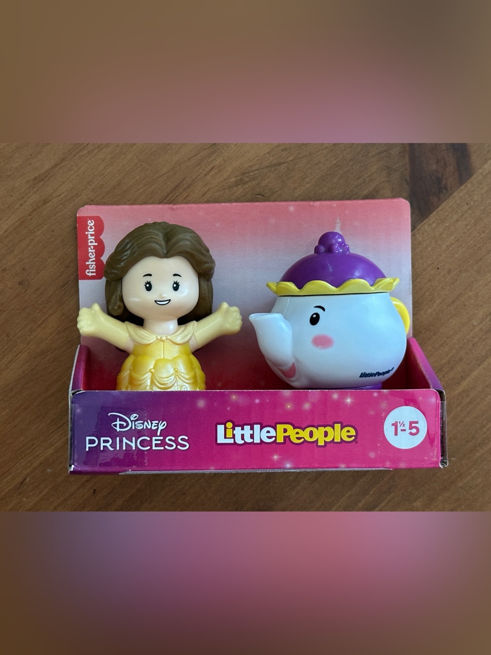 LITTLE PEOPLE - Disney Princess Belle & Mrs Potts - NIB